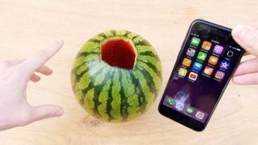 Sülfürik asidin karpuza ve iPhone’a etkisi