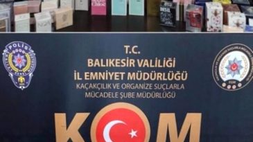Polisten kaçak parfüm ve nargile tütününe operasyon