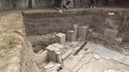 Antik kentte Roma dönemi Liman Hamamı’na ait bulgular ortaya çıktı