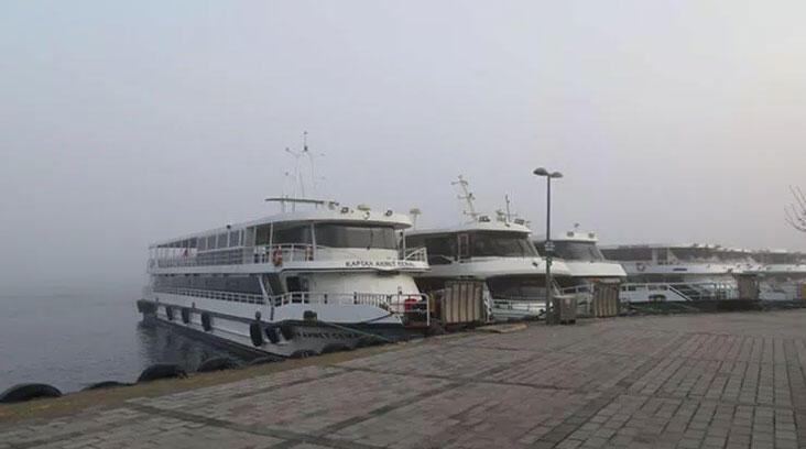İstanbul’da sis nedeniyle çok sayıda vapur seferi yapılamıyor