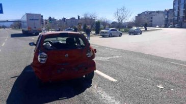Edremit’te zincirleme trafik kazası: 1 yaralı