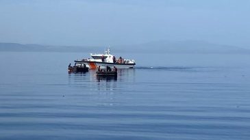 Ayvalık açıklarında 180 düzensiz göçmen kurtarıldı, 86 göçmen yakalandı