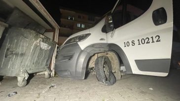 Balıkesir’den çaldığı servis aracını Bursa’da bırakıp kaçan şüpheli yakalandı