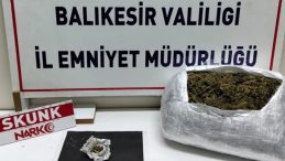 Edremit’te 696 gram uyuşturucu ele geçirildi