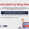 BTT, Hasan Basri Çantay Pazar Hattı Seferlerini Başlatıyor
